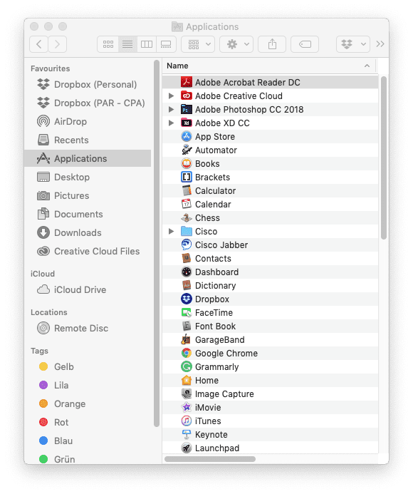 Uninstall Apps Mac 10.13.3